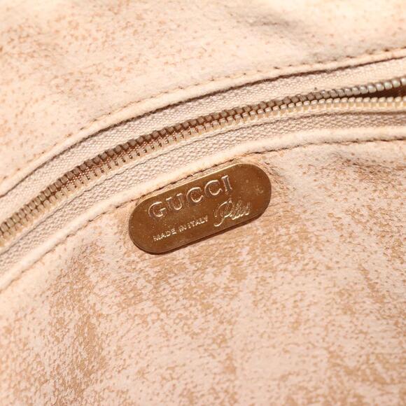 GUCCI GG Plus Supreme Shoulder Bag Pvc Beige Gold - Picture 16 of 16